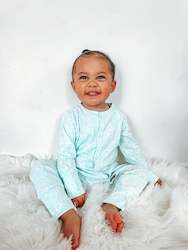 Clothing: Iti (KÄrikiÅrangi/Teal) Long Sleeve Onesie