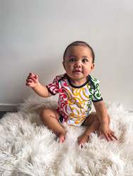 Zion/Rasta - Defined Colour - T/Shirt Onesie