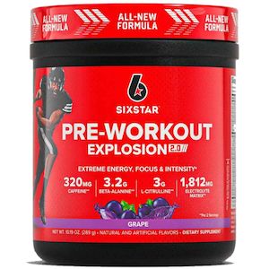 Six Star Pre-workout Explosion Ripped 2.0