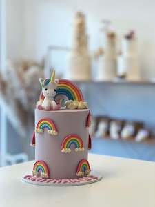 Rainbow Unicorn Cake