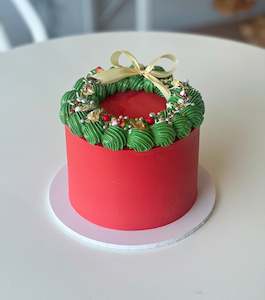 Christmas Wreath Cake