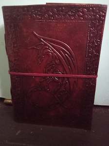 Store-based retail: Leather Journal- Dragon