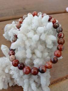 Store-based retail: Poppy Jasper 6mm Bracelet