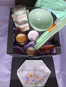 Store-based retail: Personalised Pamper Pack