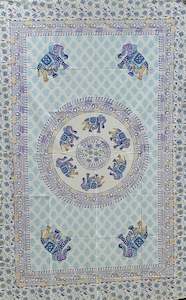 Store-based retail: Elephant Mandala Tapestry Single