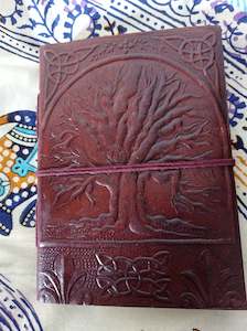 Store-based retail: Leather Journal- Tree of Life