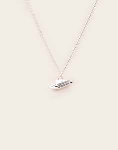 Heritage Jet Boat Charm Necklace