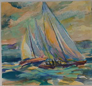 Sailing scene