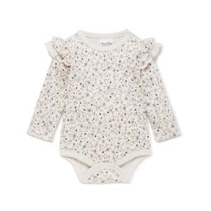 Winter Floral Flutter Bodysuit