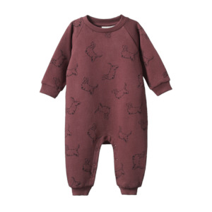 Long Sleeve Juno Romper | Happy Hounds Marron