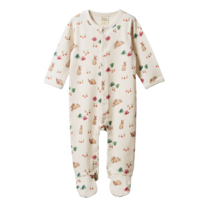 Baby wear: Stretch & Grow | Country Bunny Print