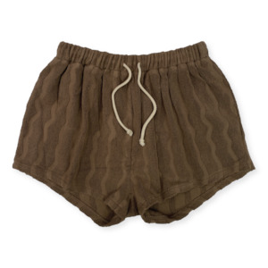 Ladies Terry Shorts | Wave Mud