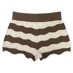 Summer Knit Shorts | Mud / Coconut