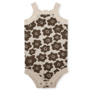 Knitted Singletsuit | Flower Drum