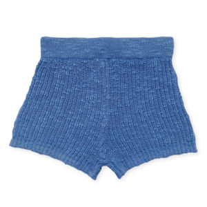 Organic Rib Shorts | Marine