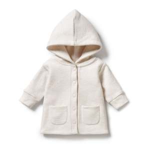 Organic Cotton Quilted Jacket | Oatmeal