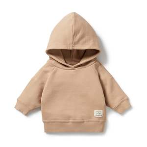 Organic Cotton Terry Hooded Sweat | Caramel