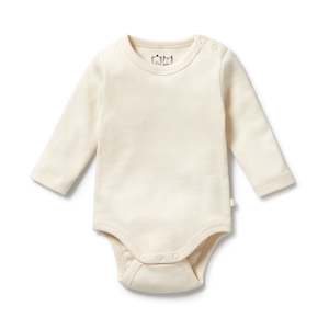 Baby wear: Organic Cotton Bodysuit | Ecru