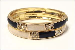 Ivory & Black Bangle