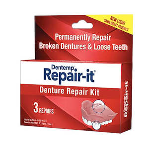 Frontpage: D.O.C.® Repair-It® Emergency Denture Repair Kit - 3 Repairs