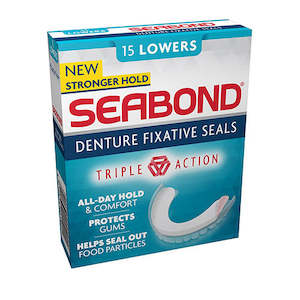 Sea-Bond® Denture Fixative Seals Original Lowers 15ct