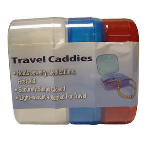 Denture Care: Archtek Travel Caddies 3-Case Bundle