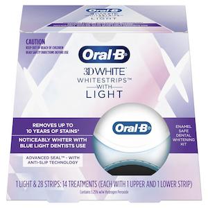 Oral-B 3D White Whitestrips with LED Light Kit - 14 Treatments