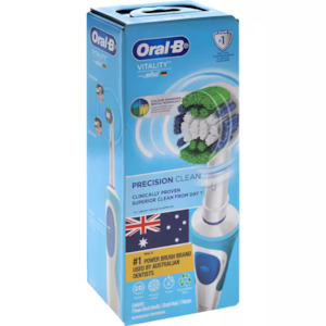 Toothbrush: Oral-B Precision Clean Rechargeable Electric Toothbrush