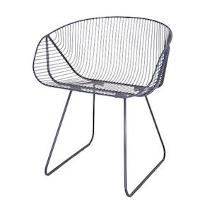 Portobello wire chair - White Sugaa and Co