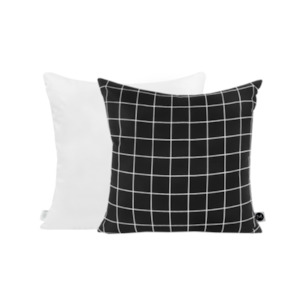 White Grid/Black Cushion - White Sugaa and Co