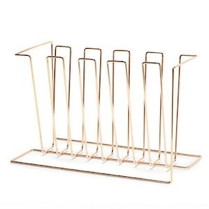 Wire Magazine Rack - White Sugaa and Co