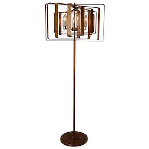 Antique Floor Lamp Brass - White Sugaa and Co