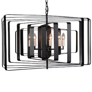 Hanging Light Black Brass - White Sugaa and Co