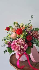 Flower: Bright Flowers in a Hatbox