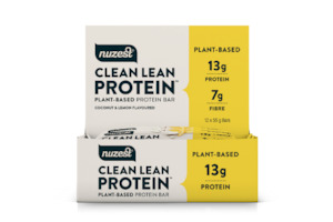 Clean Lean Coconut and Lemon Protein Bars – Box of 12