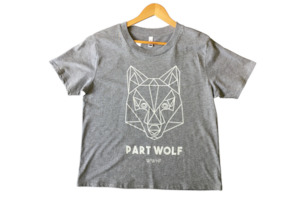 Part Wolf Cube Tee (Womens Grey)