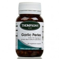 Health supplement: Thompsons Garlic Perles 180 caps Thompsons