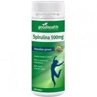 Good Health Hawaiian Spirulina 500mg 200 tabs Good Health