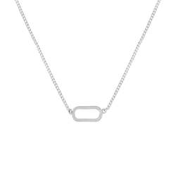 Revival East West Necklace Silver