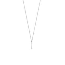 Fine Line Necklace Silver