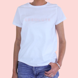 Internet web site design service: Resolute Statement Tee