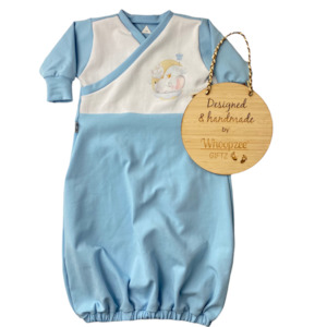 Sleep Gown - NEW Organic baby boy elephant