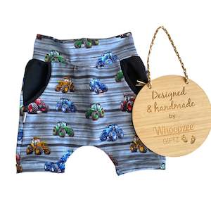 Harem Shorts- NEW IN stripe multi tractors