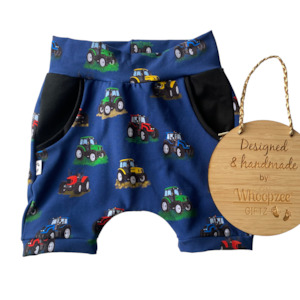 Gift: Harem Shorts- ITS BACK IN multi tractors limited edition