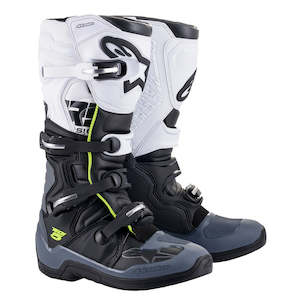 Boots: Tech-5 MX Boots Black/White