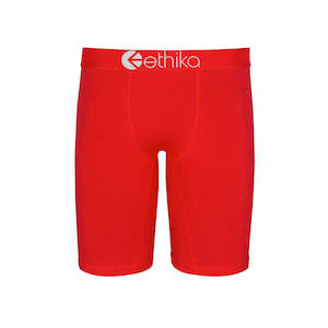 Underwear: Ethika Boys Red Machine Red Staple