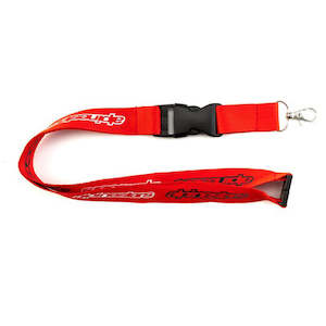 Keyrings Lanyards: Core Lanyard Red