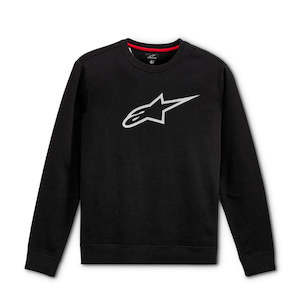 Stocking Stuffers: Ageless Crew Fleece Black/Grey