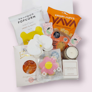 Little Luxuries - Candle, Flower & Sweet Treats Gift Box