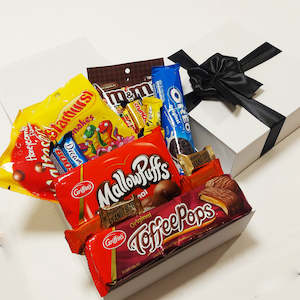 Choc Attack- M&M's, Toffee Pops, & Maltesers Chocolate Gift Basket